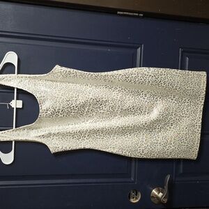 Charlotte Russe White Leopard Print Dress